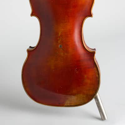 Jar Krumphans Praha Resophonic Violin, c. 1900, black hard shell case. image 4