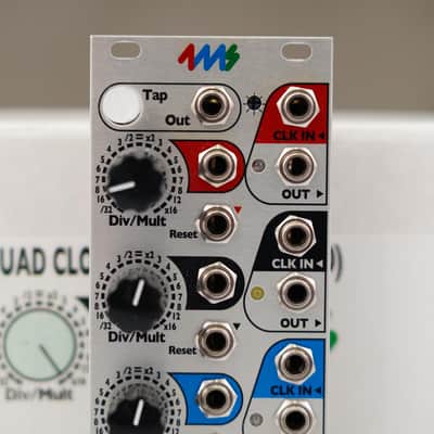 4ms Quad Clock Distributor Eurorack Module w/ Box & Tiptop Stackcables #58556 image 4