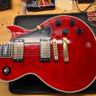 2015 Gibson Custom Shop Les Paul Custom Figured Trans Red w/ OHSC & COA image 12