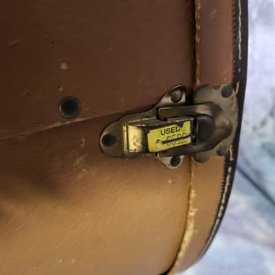 Vintage RARE 1950 Gibson Branded L5 L7 Arch Top Brown Soft Shell Guitar Case image 5