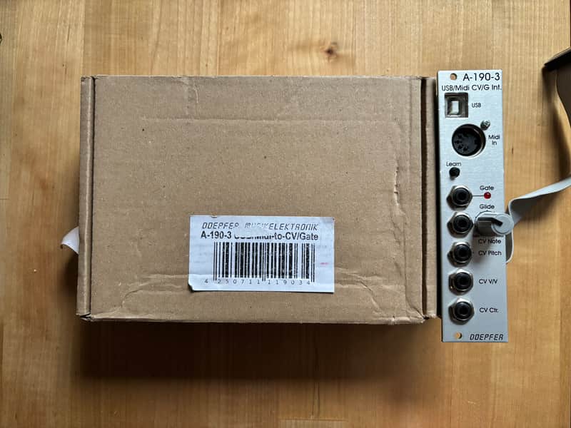 Doepfer A-190-3 USB / MIDI CV / Gate Interface 2010s Silver image 1