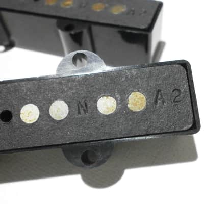 Jazz Bass Pickups A2 Aged Relic Hand Wound Alnico 2 Bridge Neck Fender by Q pickups image 5