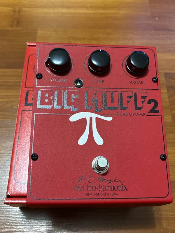 Electro-Harmonix / JHS Big Muff 2 Dual Op-Amp Fuzz 2025 - Red image 1
