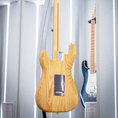 Fender Japan LTD Hybrid II Strat Raw Ash RW VNT image 9