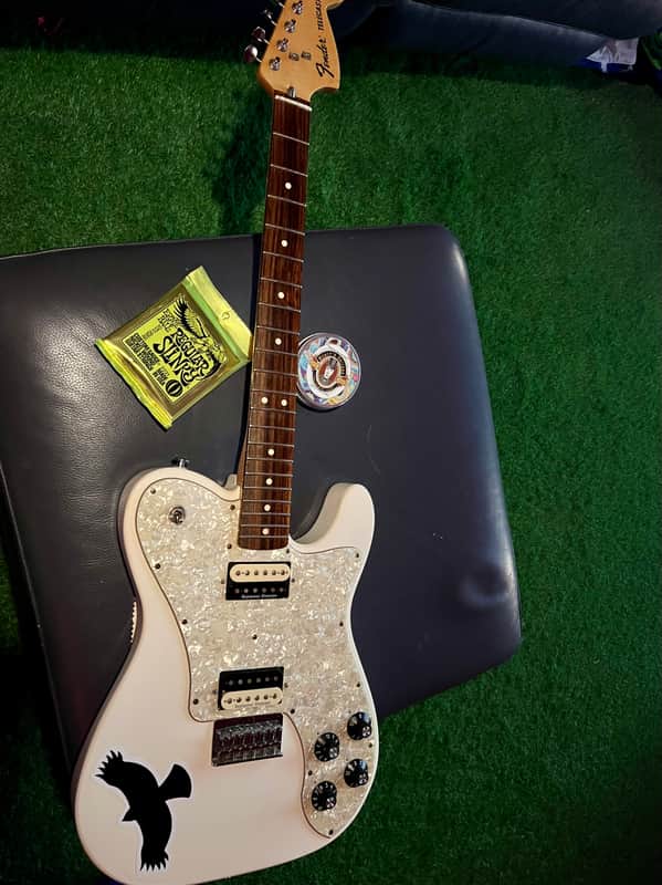 Fender Chris Shiflett Artist Series Signature Telecaster Deluxe 2013 - 2015 - Arctic White -Modified