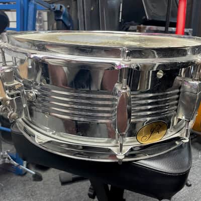 JZ Snare Drum 14" x 5.5" - Silver - New SA-0114-00 Drum Head Included image 14