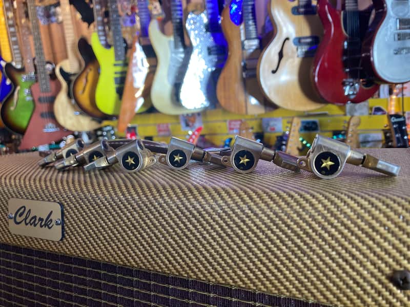 MIJ Vintage Star ⭐️ Tuners for Ibanez, Greco etc 1970s - Gold image 1