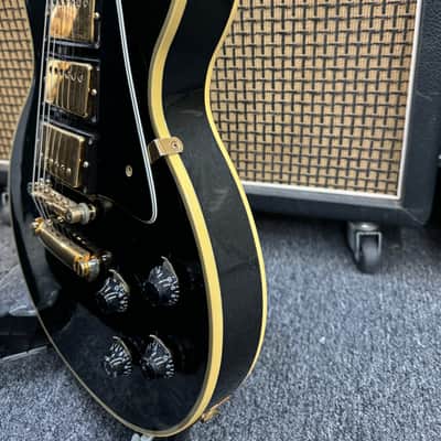 Gibson 35th Anniversary Les Paul Custom 1989 3 Pickup Owned By Mark Reale Black - Ebony image 4