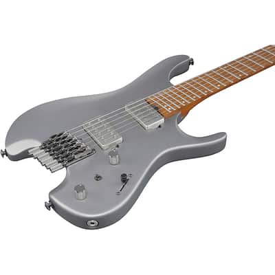 Ibanez QX52 Headless 6-String Electric Guitar Regular Metallic Gray Matte image 6