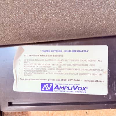 AmpliVox SW222 - Portable Audio System - Vintage image 12