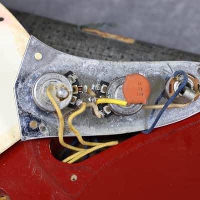 1967 Fender Mustang Bass - Dakota Red - OHSC image 21