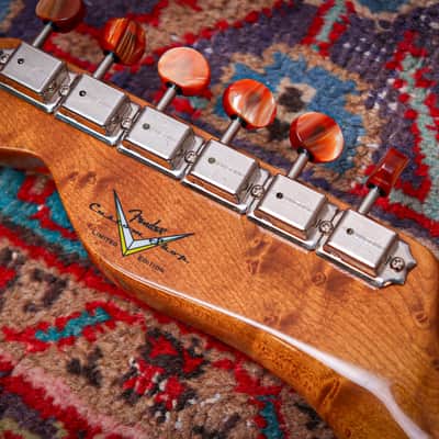 FENDER USA Custom Shop Knotty Pine Telecaster Thinline "Aged Natural + Rosewood" (2020) image 17