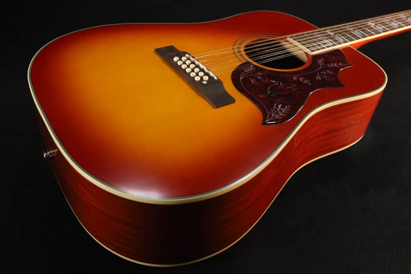Epiphone Hummingbird 12-String (All Solid Wood; Fishman Sonitone) Aged Cherry Sunburst 371 image 1