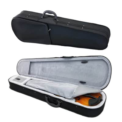 3/4 Solid Wood Violin w Case One Bow Rosin Tuner image 2