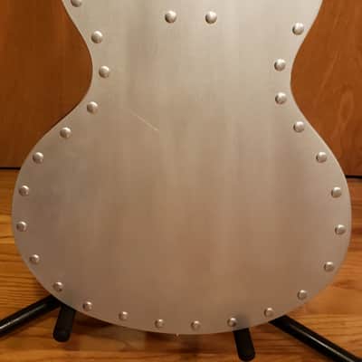 Fouke Single Cut Aluminum Hollow Body Bigsby 2000's image 6