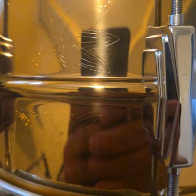 RARE!! 🥁💥 Ludwig  75th Anniversary Bronze 6.5x14 1984 - Bronze , Laser Engraved image 23