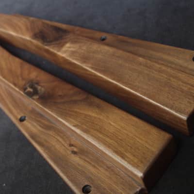Oberheim Matrix 6 walnut wood side panels image 3