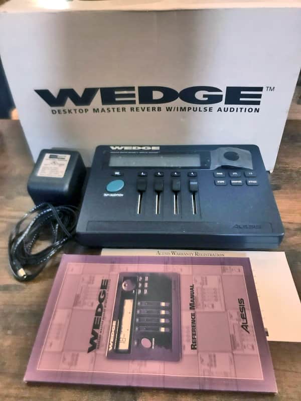 Alesis Wedge Desktop Master Reverb w/ Impulse Audition (w/ original box & manual) image 1