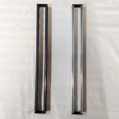 Intellijel 1U 114HP Eurorack Rails Kit with Brackets & Threaded Inserts (Black / Silver) image 6
