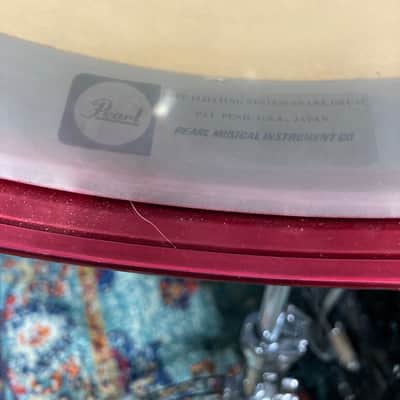 Tommy Lee's Motley Crue "Girls, Girls, Girls" Tour Pearl Free Floating Snare Drum. SIGNED! image 24