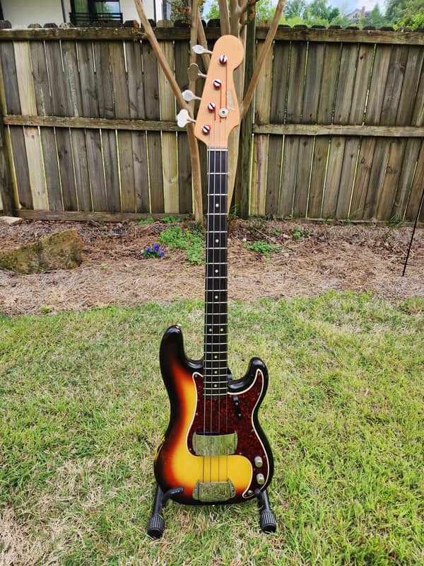 1966 Fender Precision Bass Guitar Original image 1