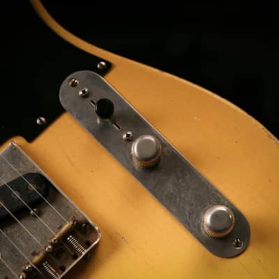 LsL Instruments T-Bone 52 "Cice" Relic 100th Guitar Made Butterscotch Blonde image 13