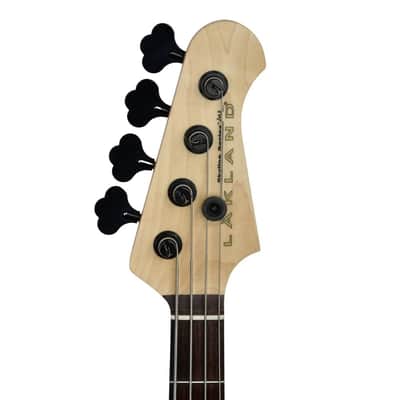 Lakland Skyline 44-OS Offset Bass Guitar, Trans Black with Rosewood Fingerboard, Gator GFW-GTR-SEAT and Stand, ErnieBall 1/4 Cable Bundle image 9