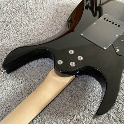 Transparent Red Superstrat Electric Guitar, Basswood Body, Maple Neck, Rosewood Fingerboard image 9