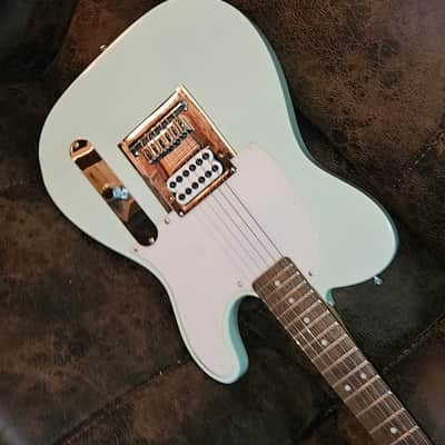 Kustom partscaster Telecaster Tom Delonge Inspired 2024 - Surf Green image 3