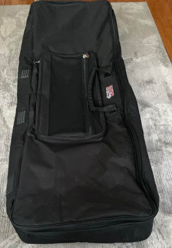 Gator GTSA-KEY88SL TSA Series ATA Molded Slim 88-Key Keyboard Case 2010s - Black image 1