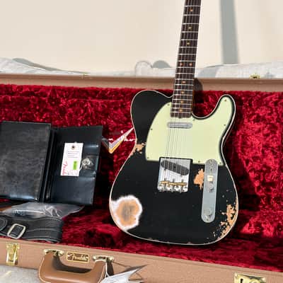 Fender Telecaster Custom shop 60s 2025 - Heavy Relic Black image 3