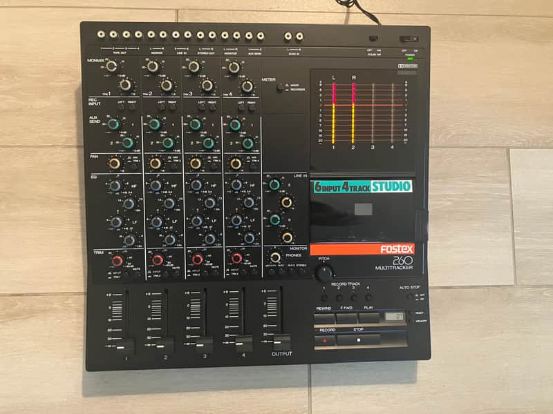 Fostex 260 multitrack cassette recorder - very good cosmetic condition, functional issues - sold for parts or repair image 1