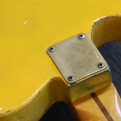 Kelton Swade 1952 Blackguard Tele Style Electric  Guitar Butterscotch Blonde Heavy Relic + Hard Case image 17