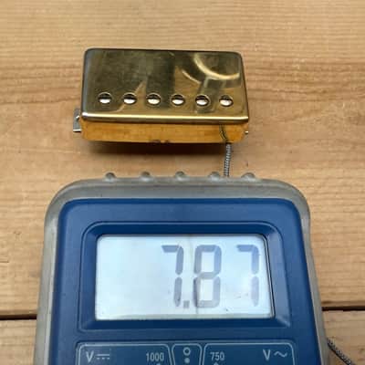 Vintage Gibson #1 Alnico V Humbucker Pickup - Gold image 6