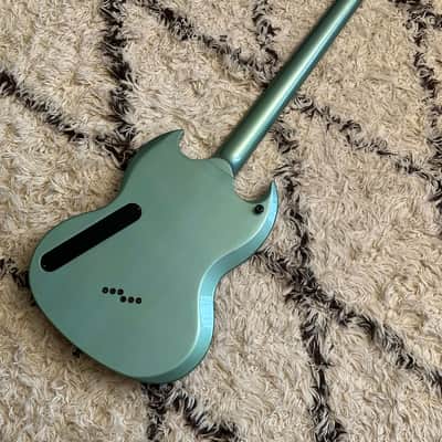 Gibson SG-Z w/ Satriani Autograph 1998 - Verdigris image 10