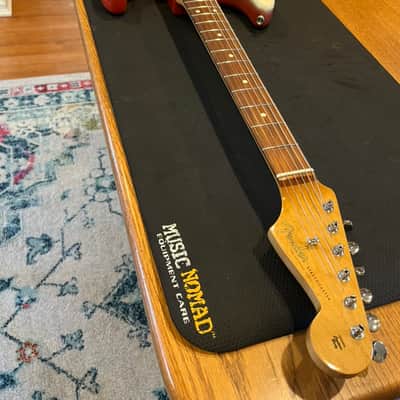 Fender Limited Edition Jimi Hendrix Artist Series Signature Monterey Pop Festival Graphic Stratocaster 2017 Strat PF Pau Ferro Fingerboard Fretboard Beautiful Upgrade Custom Fender Case Velour with Candy! image 3
