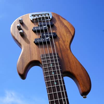 G&L USA Custom Shop Matador-V Monkey Pod 5-String Electric Bass Guitar w/ Black Tolex Case (2025) image 1
