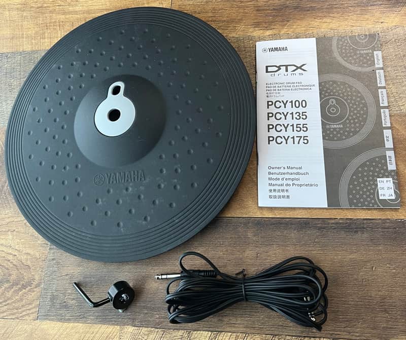 Yamaha PCY135 13-inch 3-Zone Cymbal Pad image 1
