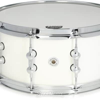 Sonor SQ1 Snare Drum - 6.5 x 14 inches  Satin Pure White (SQ11465SPWd1) image 4
