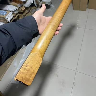 Reverse headstock floyd rose nut stainless steel 24 frets Roasted Maple guitar neck 25.5inch hole 10mm Lock nut Satin Wheel truss rods image 4