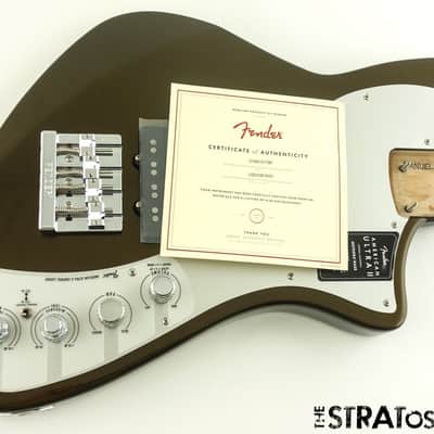 Fender American Ultra II Meteora Bass LOADED BODY USA Guitar Texas Tea image 2