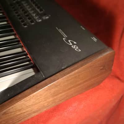 Yamaha S80 Synthesizer Replacement Wood End Panels - Solid Exotic African Sapele Wood image 4