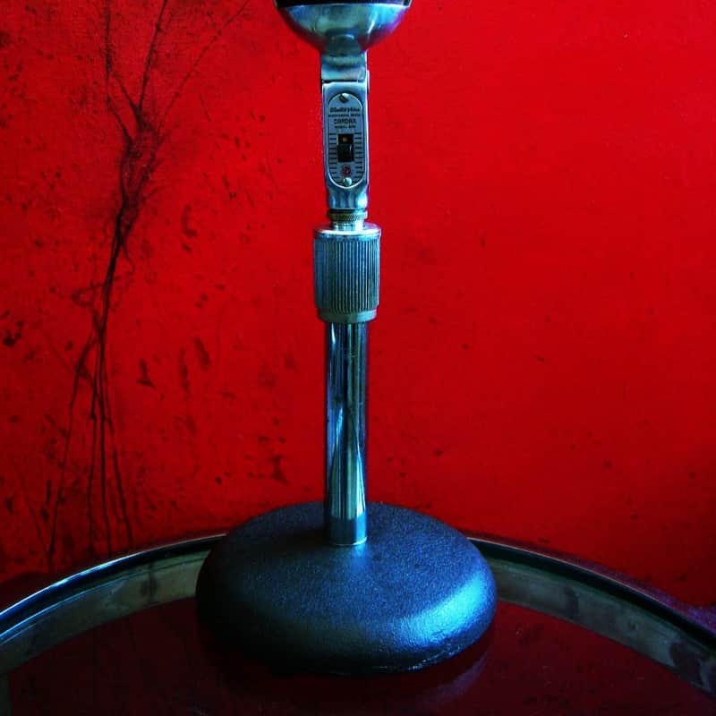 1940s Electro-Voice 950 Cardax Crystal Microphone Chrome