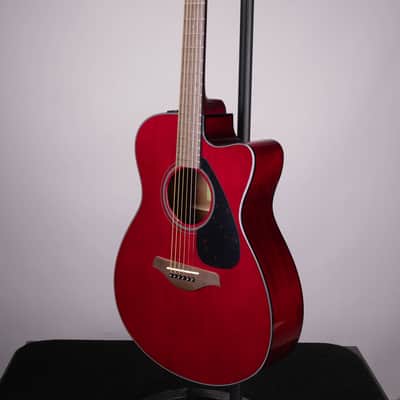 Yamaha FSX800C Acoustic-Electric Guitar - Ruby Red image 5