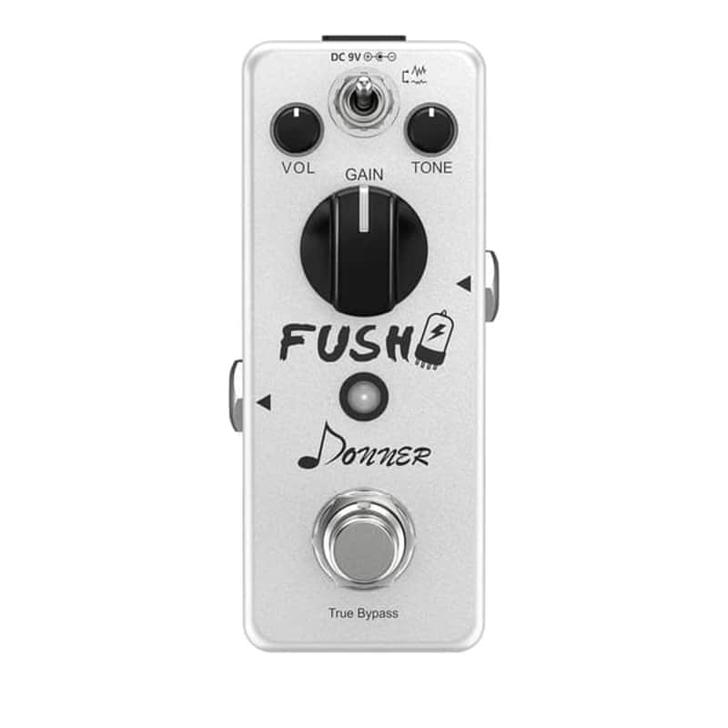 Donner FUSH Drive Guitar Effect Pedal White Tube Overdrive Distortion Analog True Bypass image 1