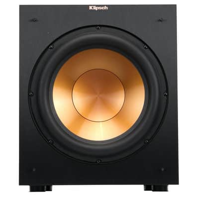 Klipsch Reference R-12SW 12  400W All-Digital Powered Subwoofer, Brushed Black Polymer Veneer image 8