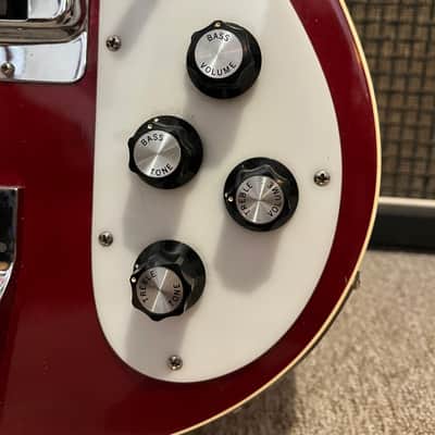 Rickenbacker 4001 1980 - Burgundy Red + Hipshot Bridge + Case image 6
