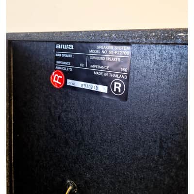Aiwa SX-FZ2700 -HI-FI Speaker Pair - Black - Speaker - Good image 3