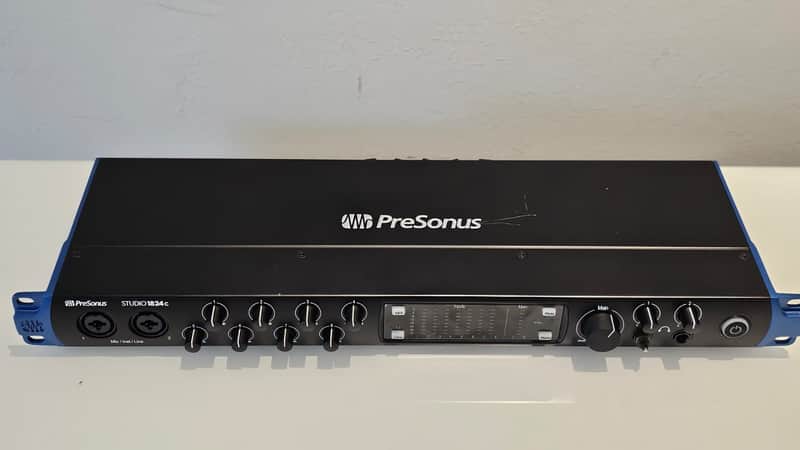 PreSonus Studio 1824c USB-C Audio Interface 18x20 8 XMAX Preamps w/ Original Box image 1