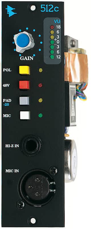 API Audio 512C 500 Series Mic Preamp image 1